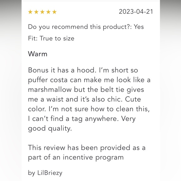 Anthropologie NWT OOF Wear Belted Puffer Jacket Size M. - Picture 10 of 11